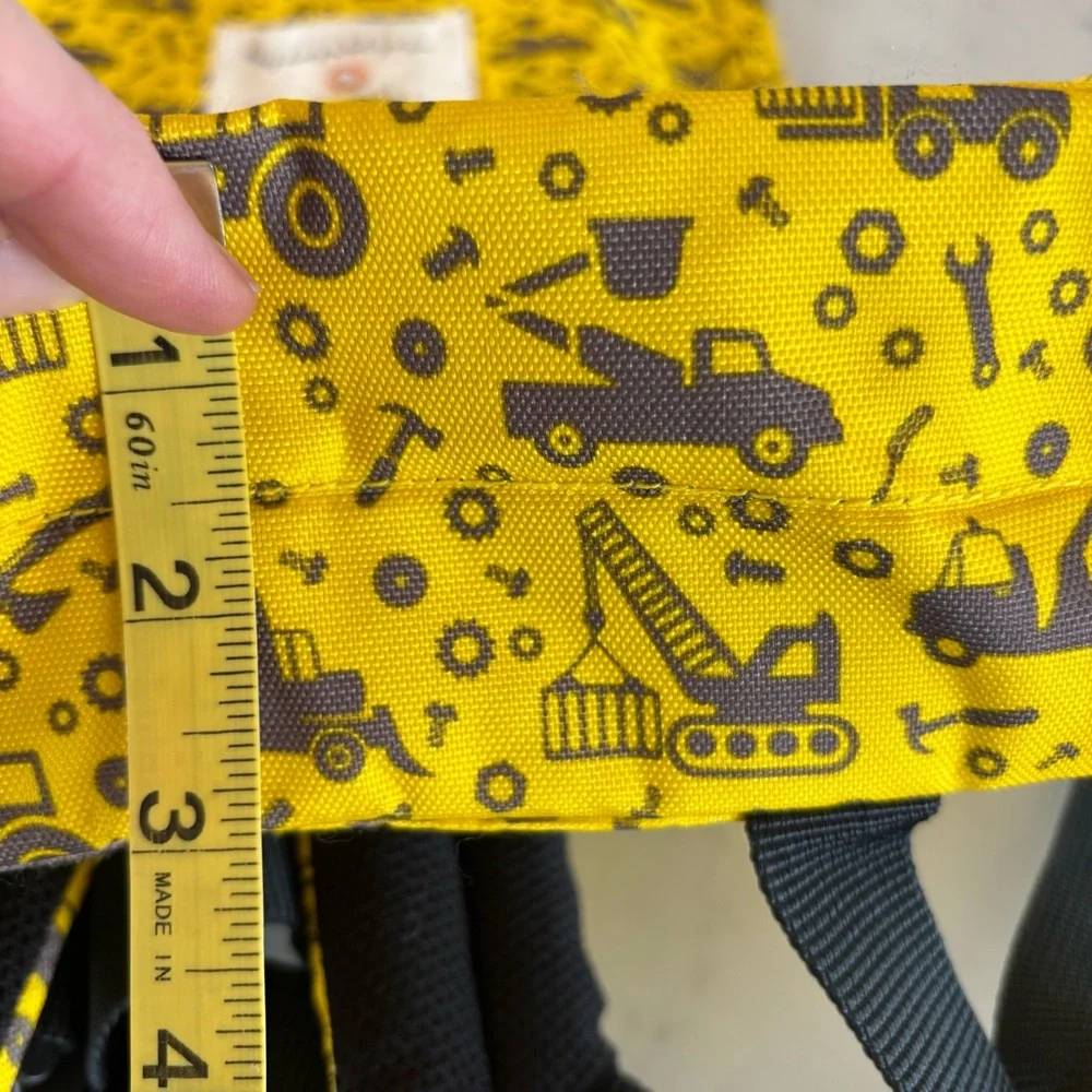 Tula Yellow Construction Themed Backpack‎